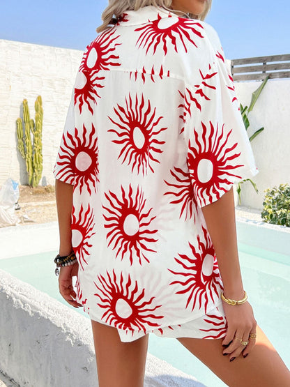 Devine Printed Shorts Set