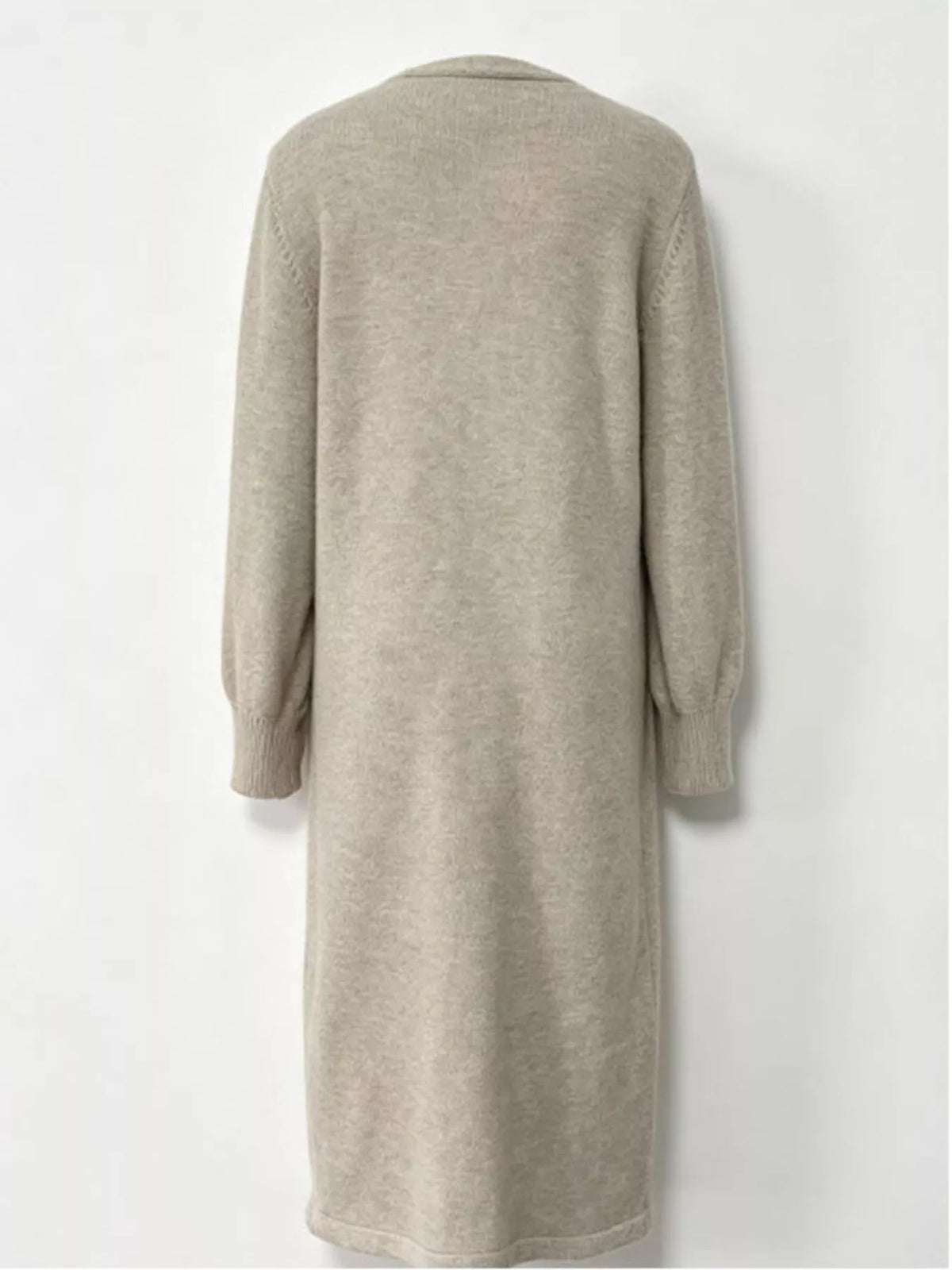 Button-front sweater dress, view 7