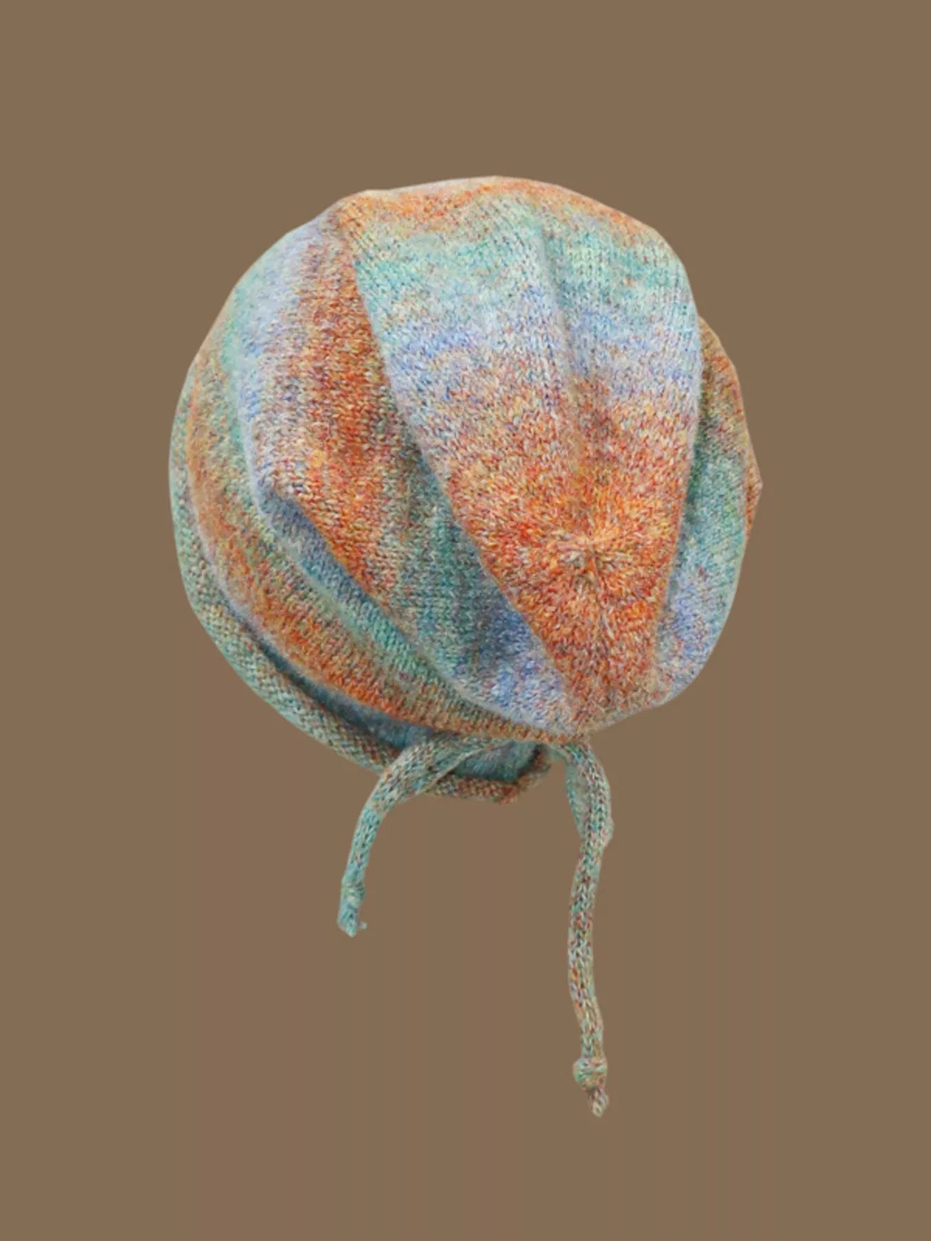 Colorful Knitted Tie-Dye Beanie Hat