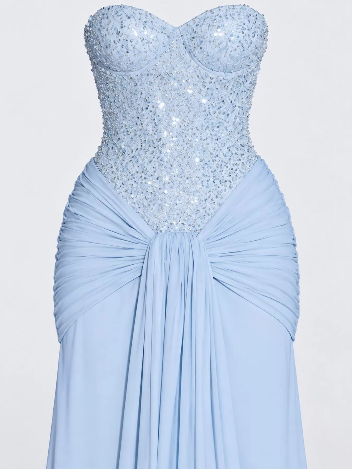 Sequin corset maxi dress, view 16