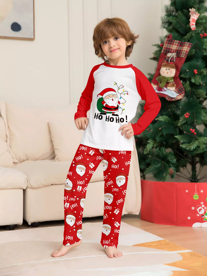 Matching Family Christmas Santa Claus Pajamas Set Plus Size