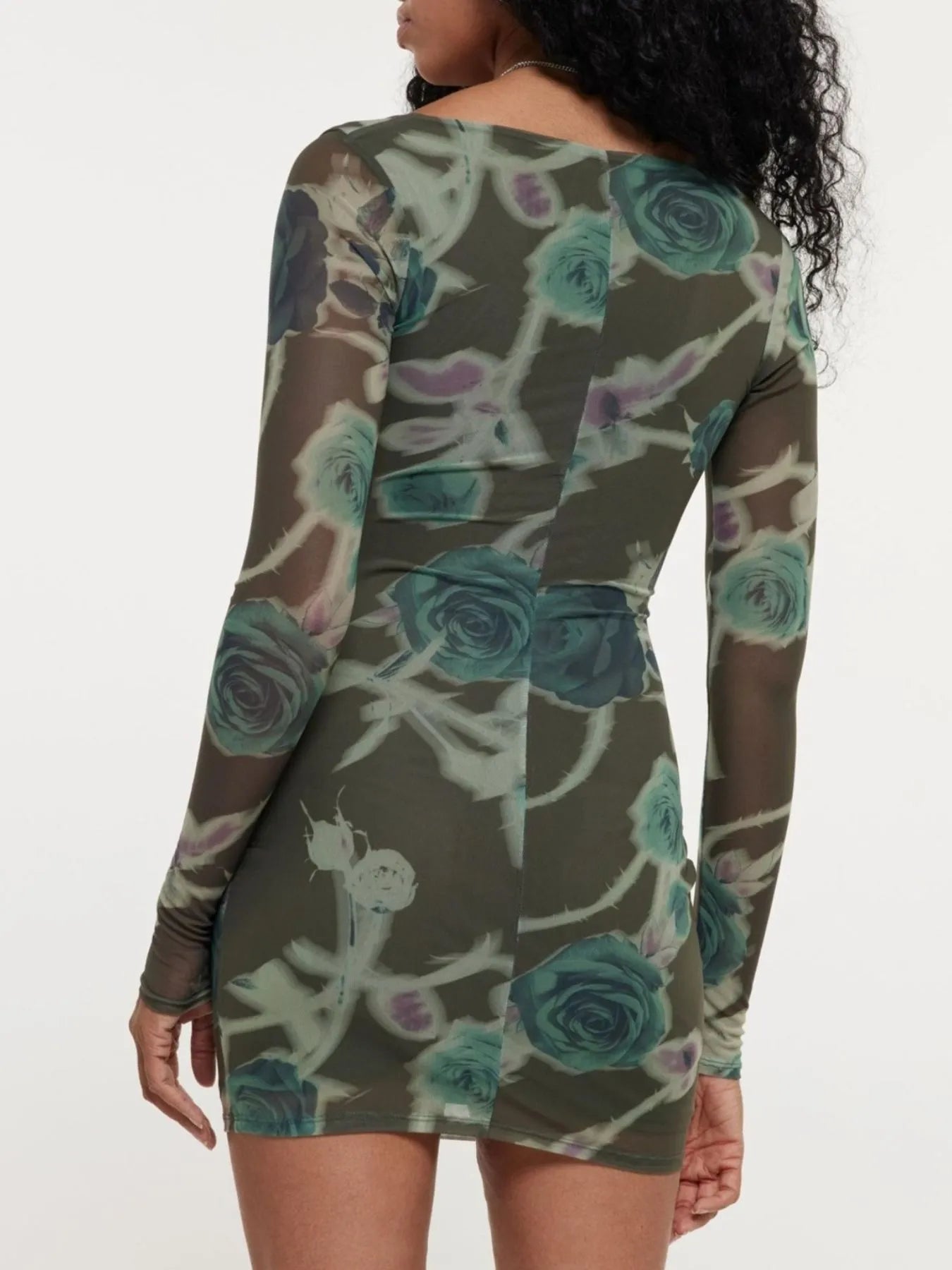 Bodycon Dress with Keyhole Detail