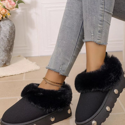 Round Toe Platform Boots