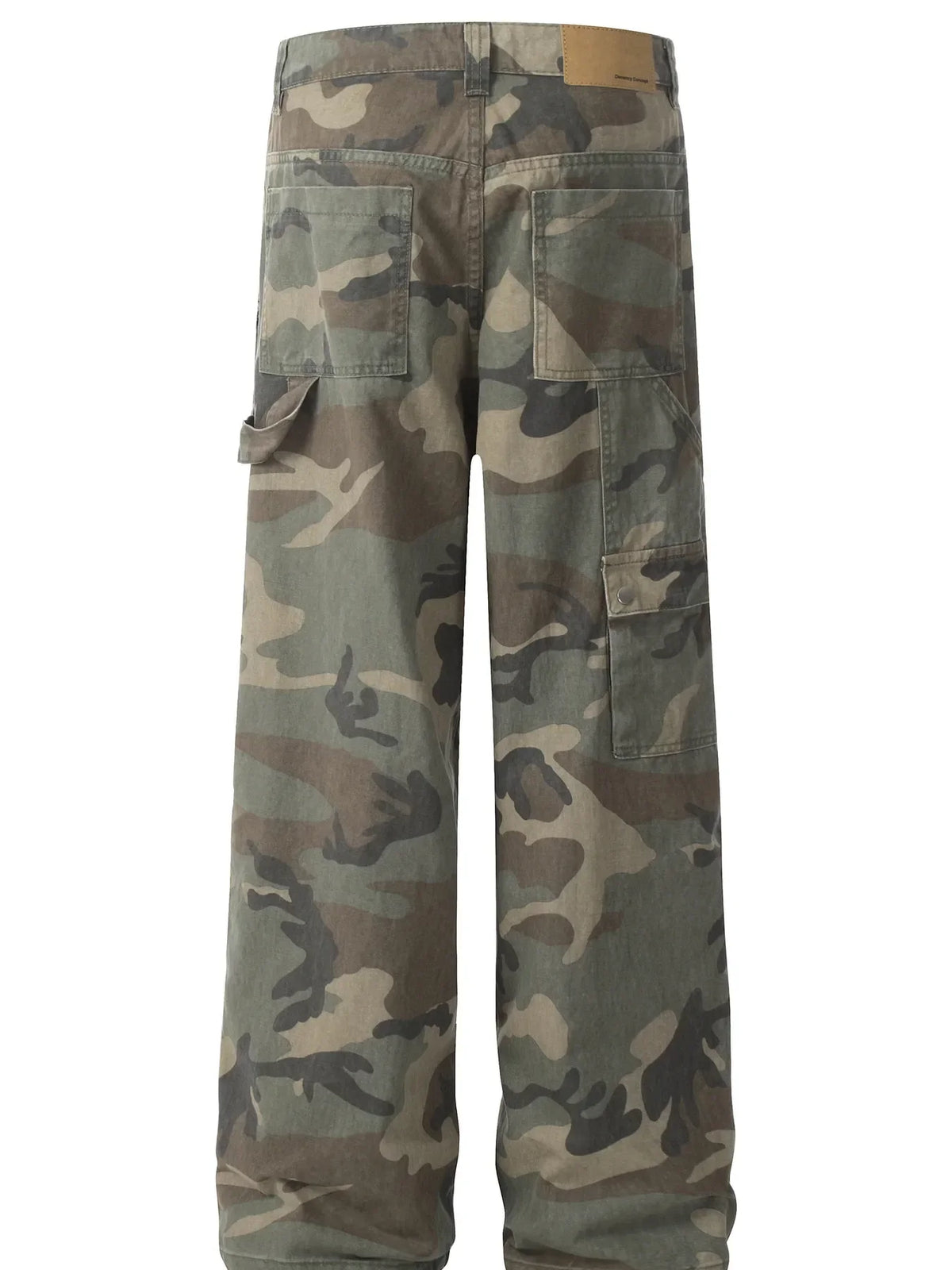 Men's Camouflage Cargo Pants with Side Pockets