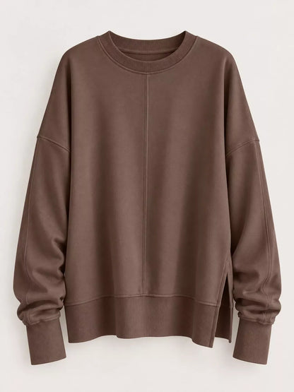 Oversized crew neck sweatshirt, view 24
