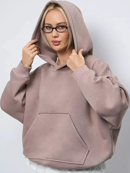 Oversized kangaroo pocket hoodie, view 10