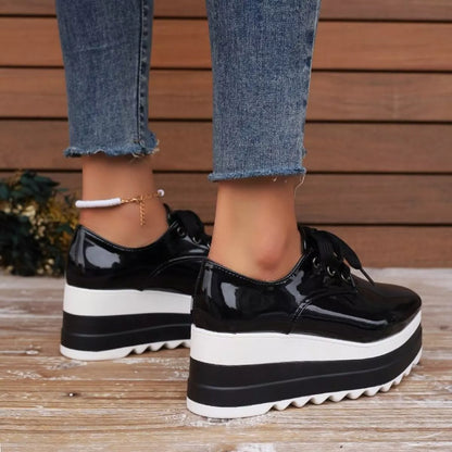 Lace Up Platform Sneakers