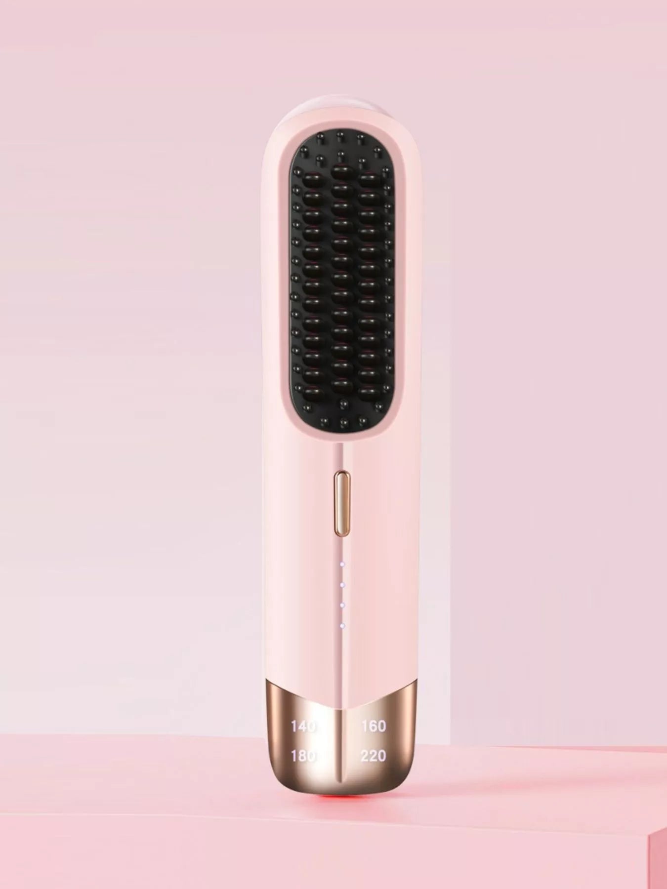Portable Wireless Ionic Straightener Brush Hair