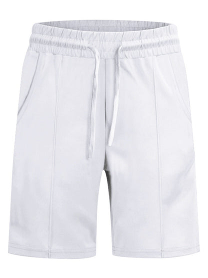 Men's Full Size V-Neck Short Sleeve T-Shirt and Shorts Set Plus Size