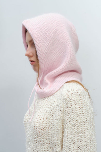 Drawstring Thermal Knit Hat