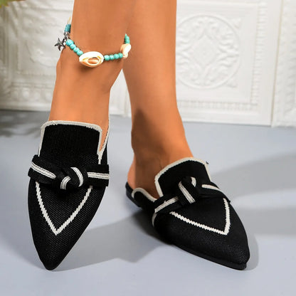 Flat Point Toe Slip-Ons