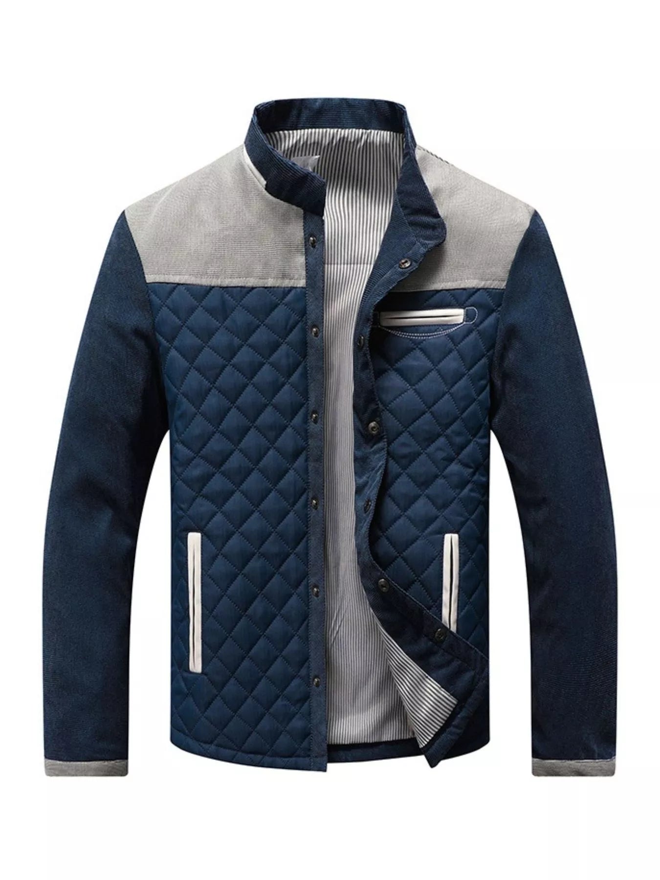 Men's Full Size Quilted Jacket