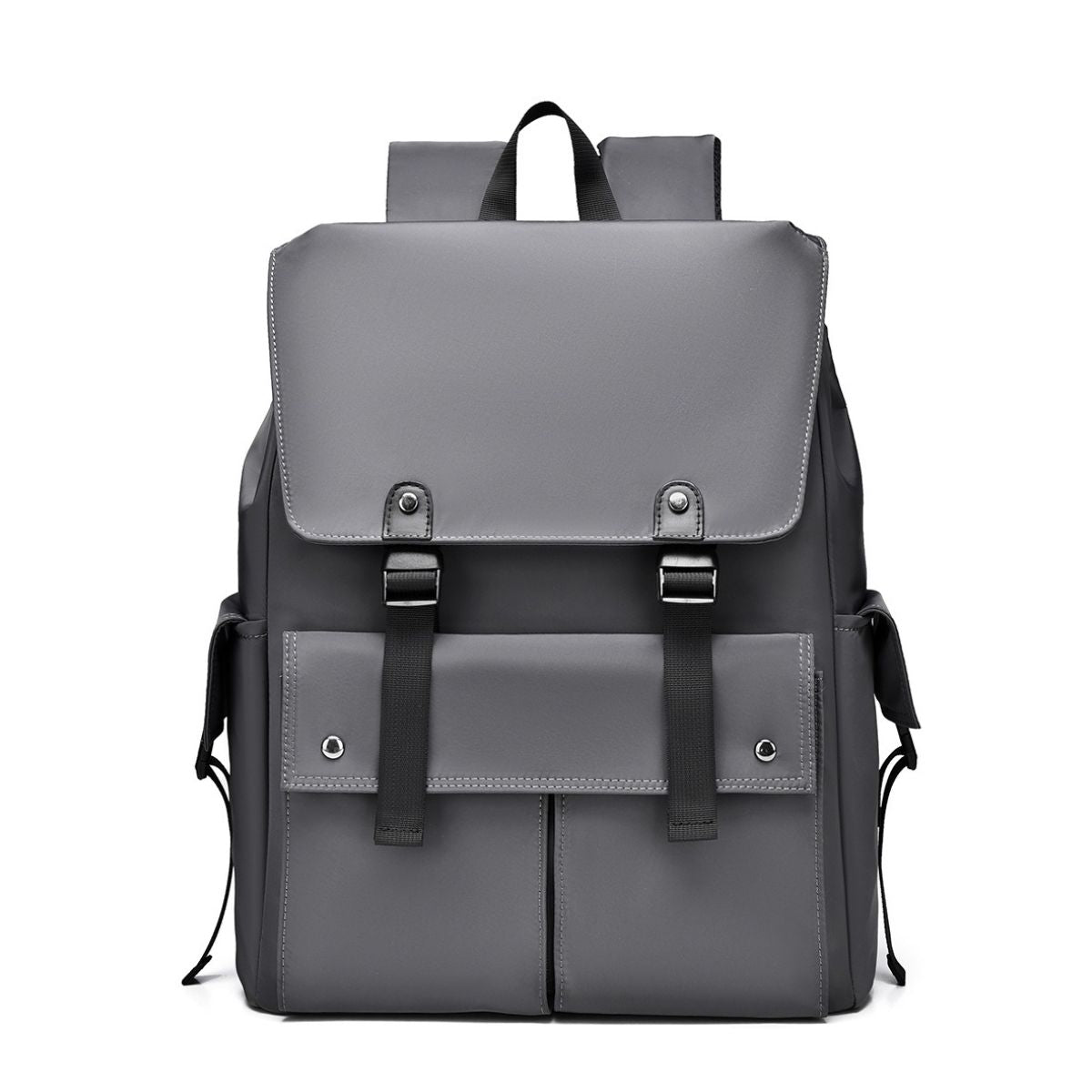 Leather Multi-Pockets Backpack Bag