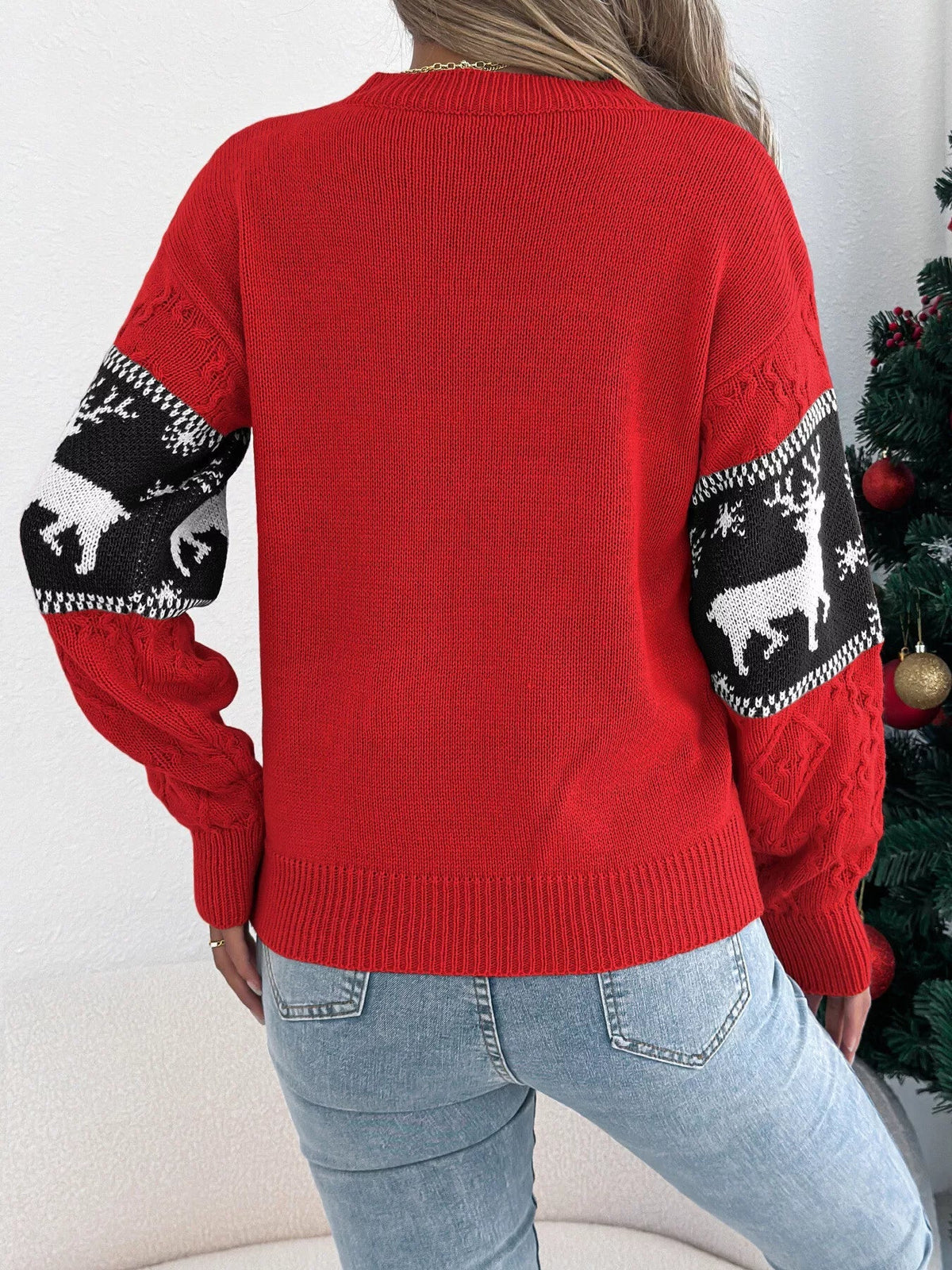 Reindeer Christmas sweater, view 14
