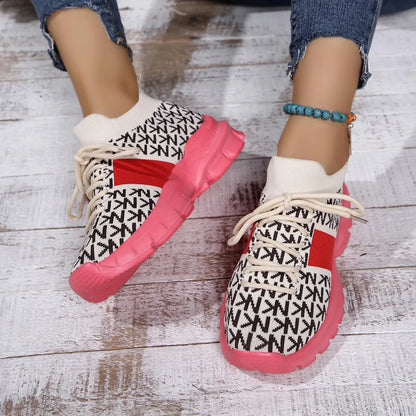 Platform Sneakers Round Toe
