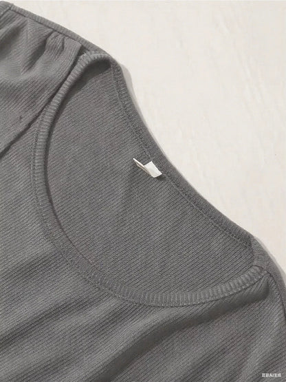 Side Tie Tank and Pants Set