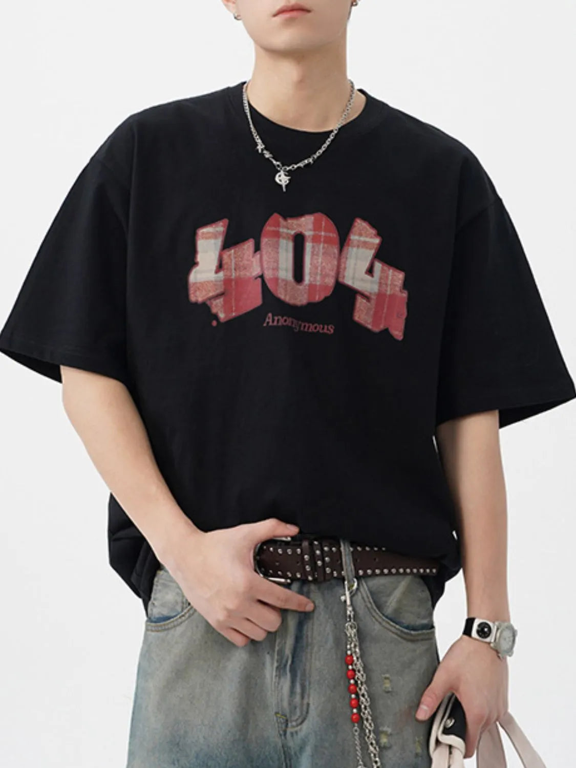 Men's Plus Size Half Sleeve T-Shirt