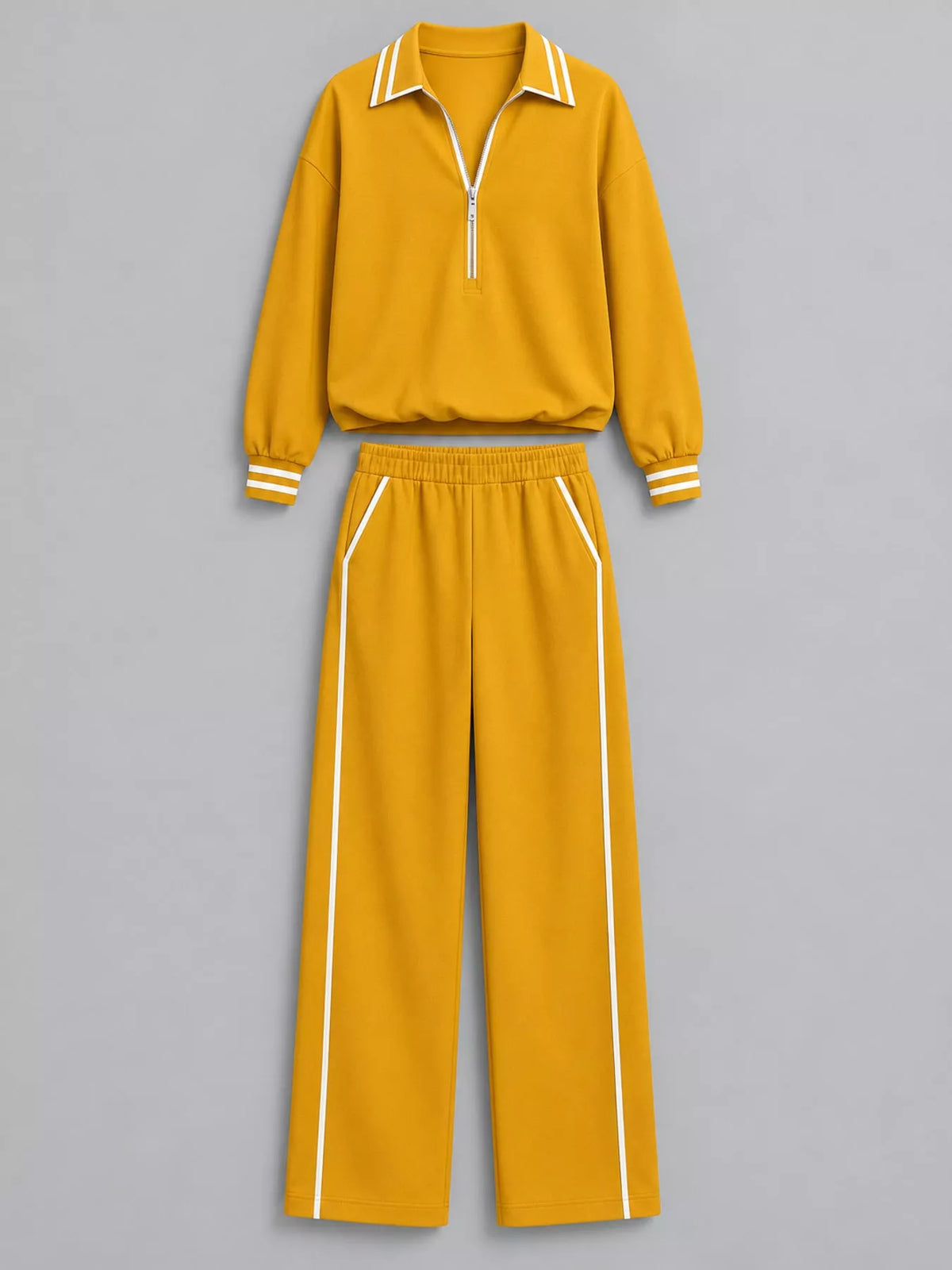 Plus size striped set, view 4
