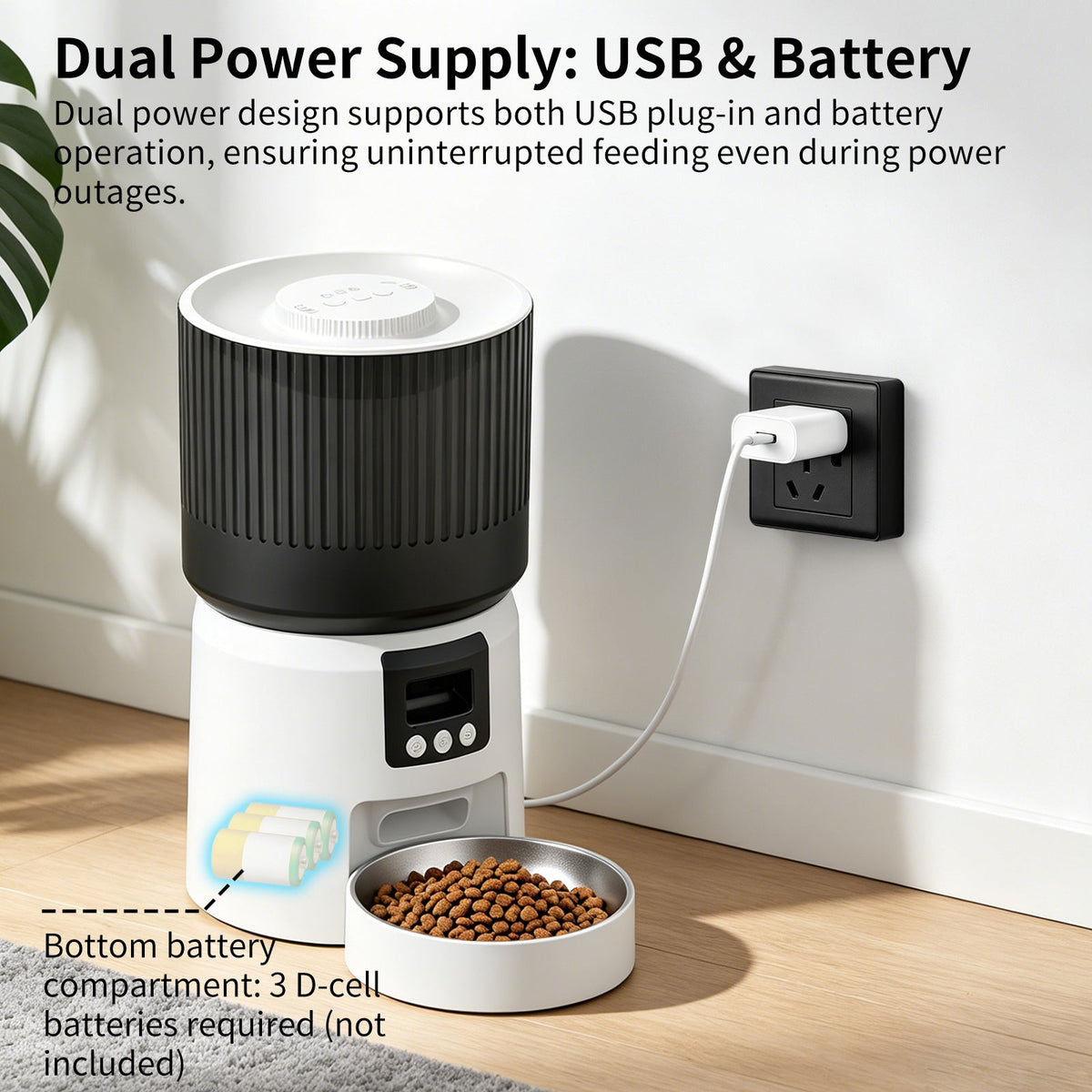 Intelligent fully automatic pet feeder