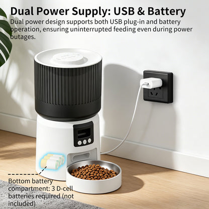 Intelligent fully automatic pet feeder