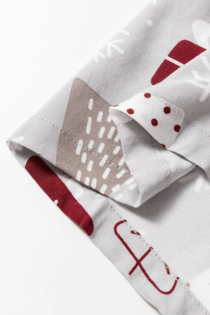 Printed Long Sleeve Lounge Set