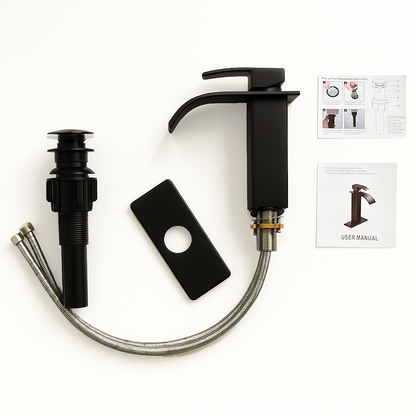 Single Handle Bathroom Faucet Lavatory Faucet Stainless