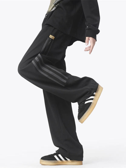 Men's Plus Size Wide Leg Drawstring Pants