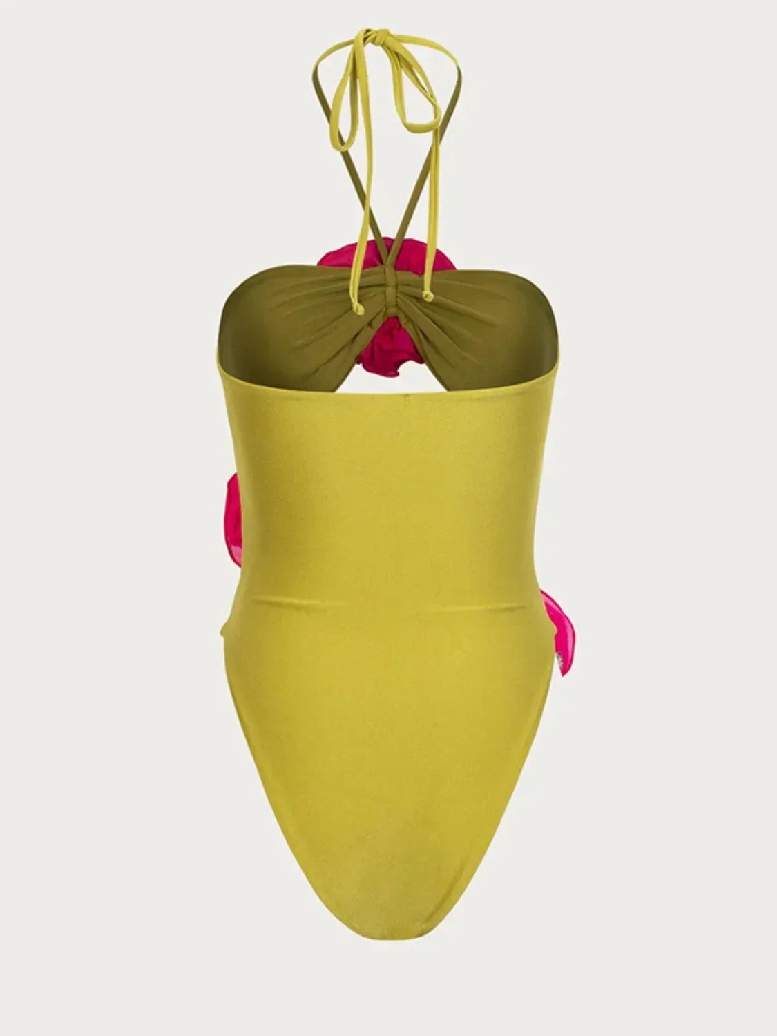 Flower Cutout One-Piece Swimwear