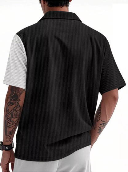 Two-tone corduroy shirt, view 18