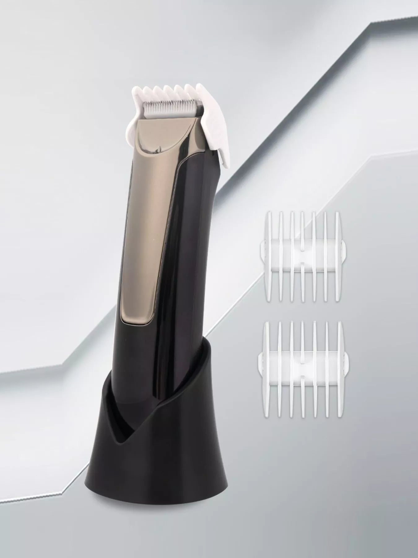 Men's Waterproof Electric Trimmer with LCD & Dock Charging