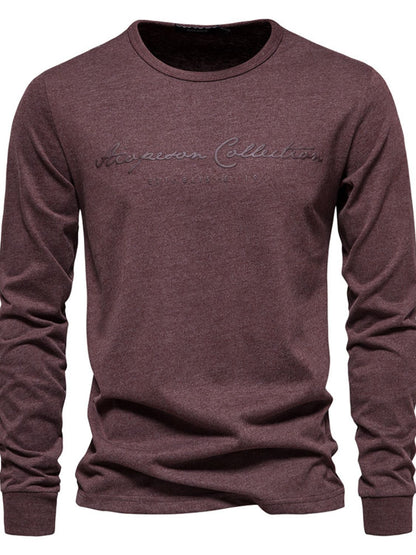 Round Neck Letter Graphic T-Shirt