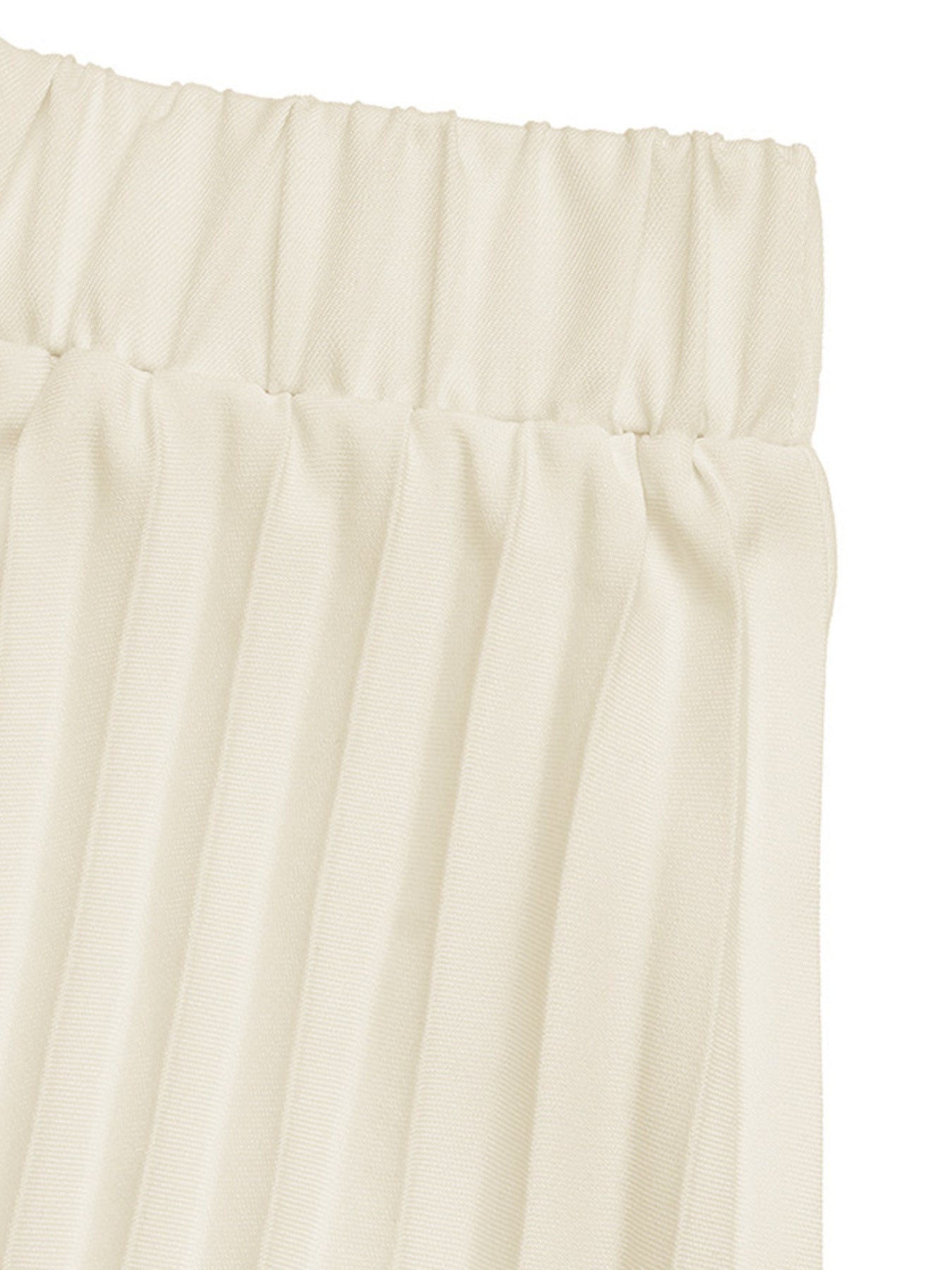 Sleeveless Vest and Pleated Maxi Skirt Set