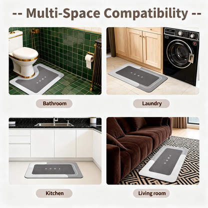 3PCS Absorbent Bath Mat Magic Rug Sets