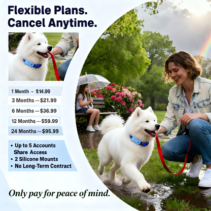 GPS Pet Tracker for Dogs Cats