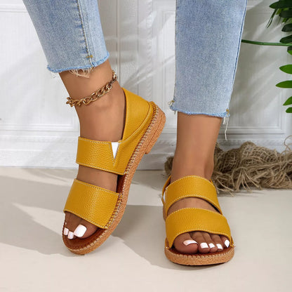 Open Toe Flats Sandals