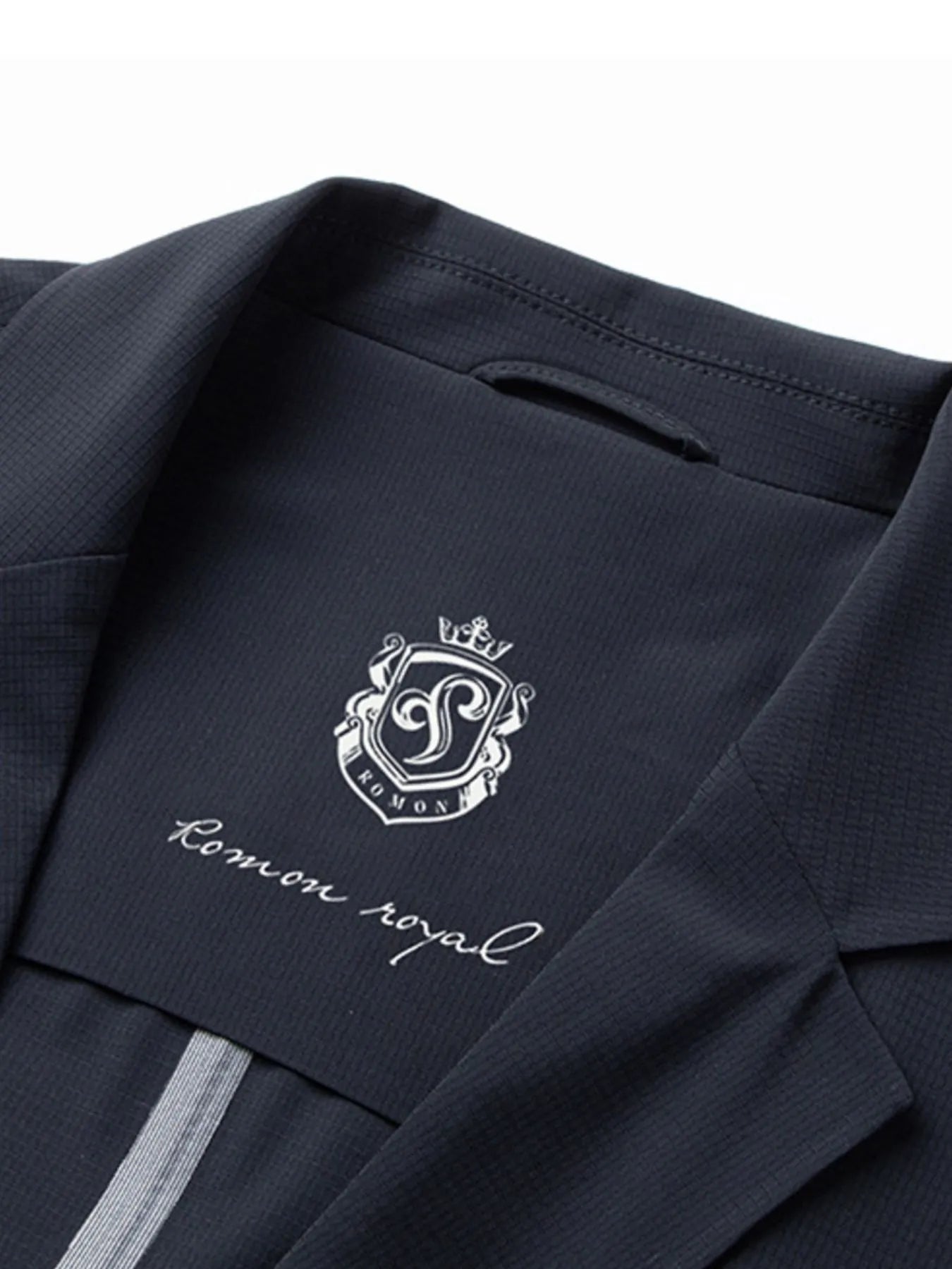 Men's Lapel Collar Long Sleeve Blazer