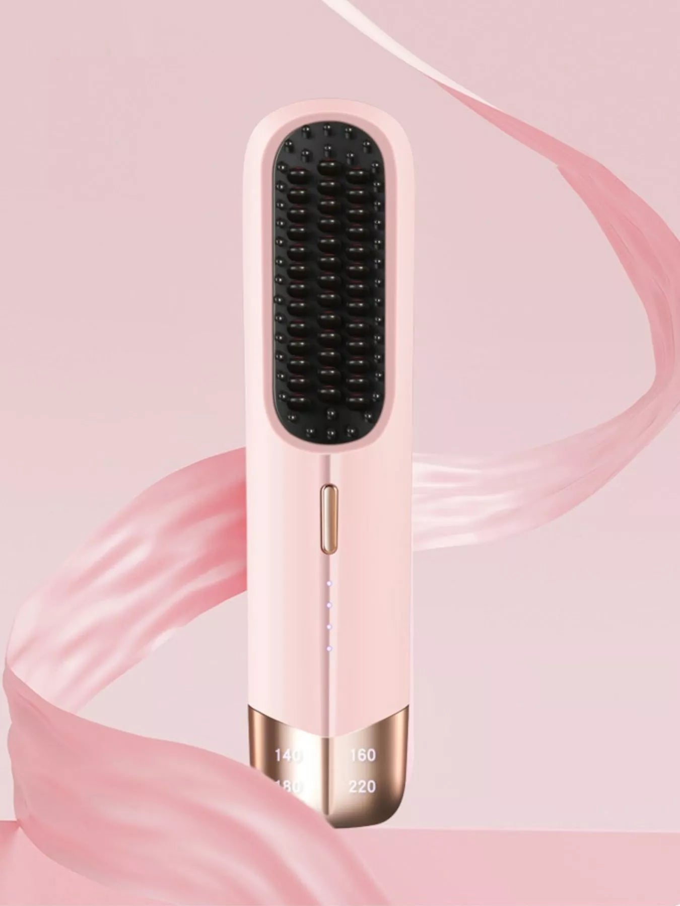 Portable Wireless Ionic Straightener Brush Hair