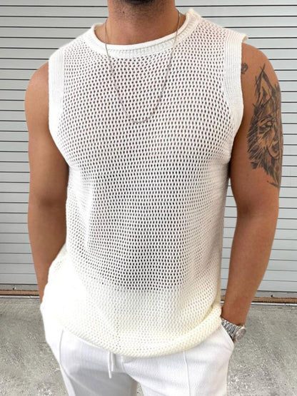 Men's Sleeveless Knit Top