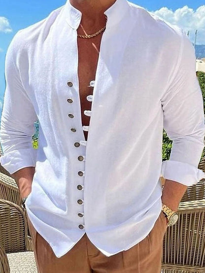 Men's Full Size Long Sleeve Shirt