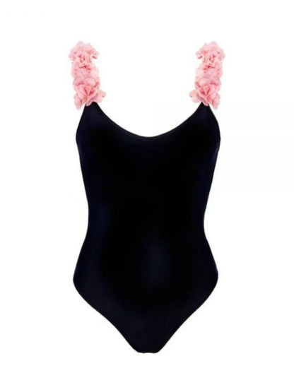 Backless Petal Strap Parent-Child Swimsuit