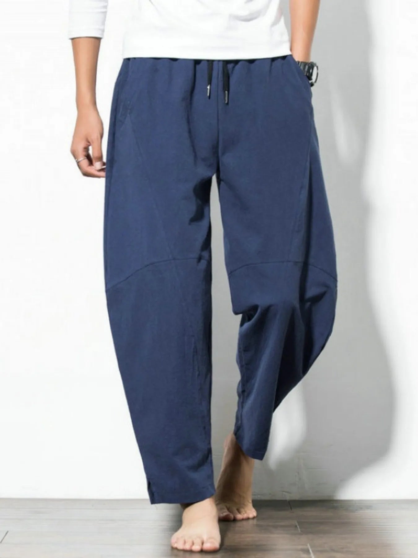 Men's Plus Size Casual Drawstring Pants