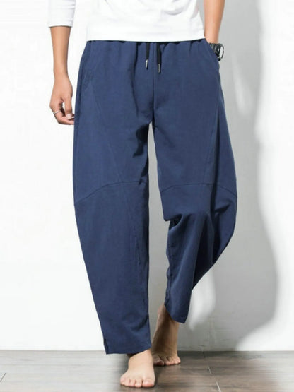 Men's Plus Size Casual Drawstring Pants