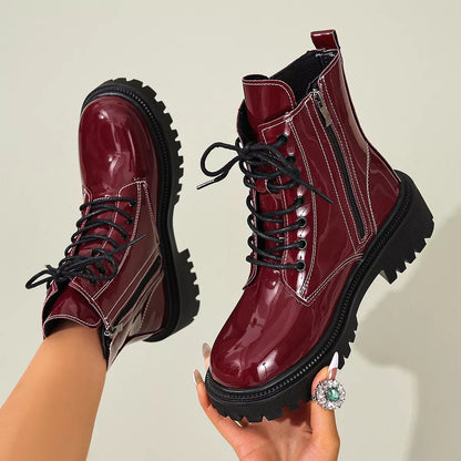 Lace-up boots, view 4