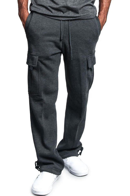 Men's Plus Size Drawstring Cargo Pants