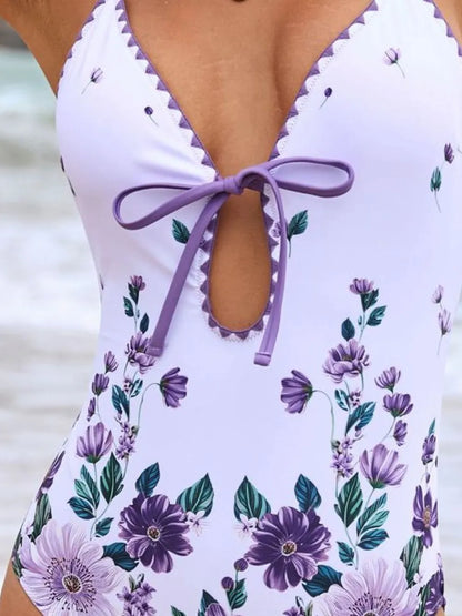 Printed Cover Up Swim Set