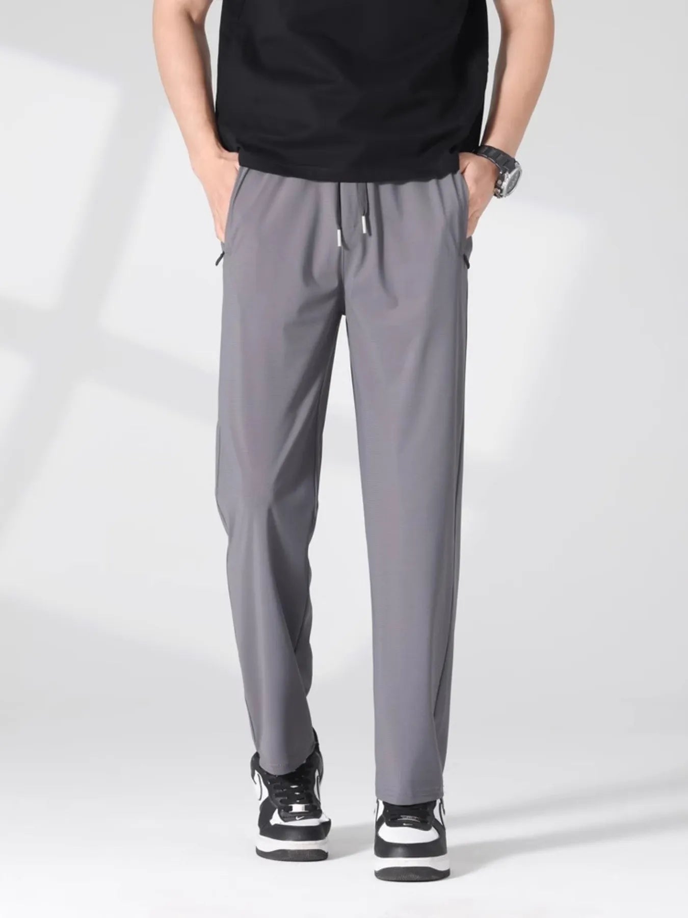 Men's Plus Size Casual Lightweight Quick-Dry Pants