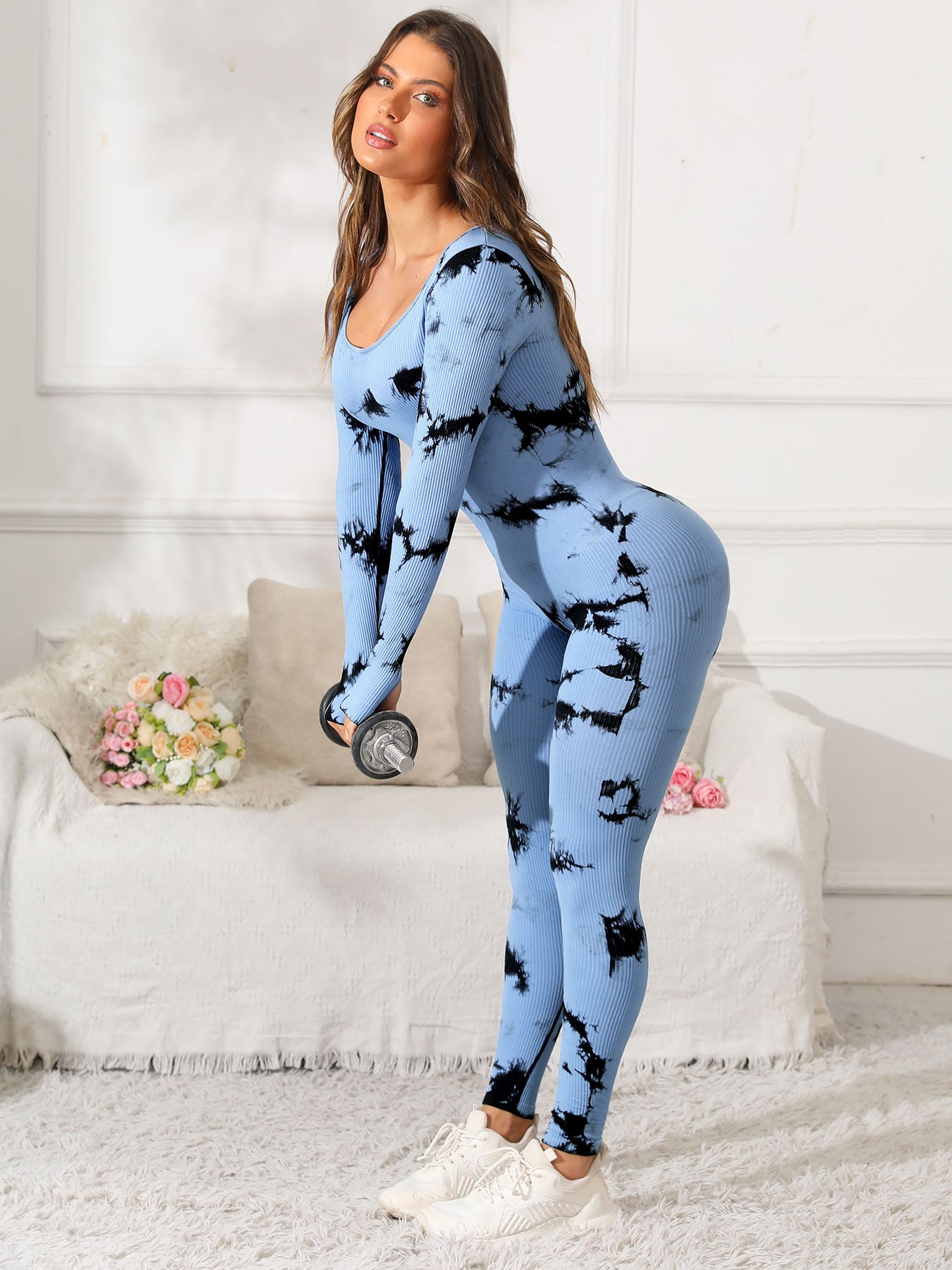 Long Sleeve Active Jumpsuit