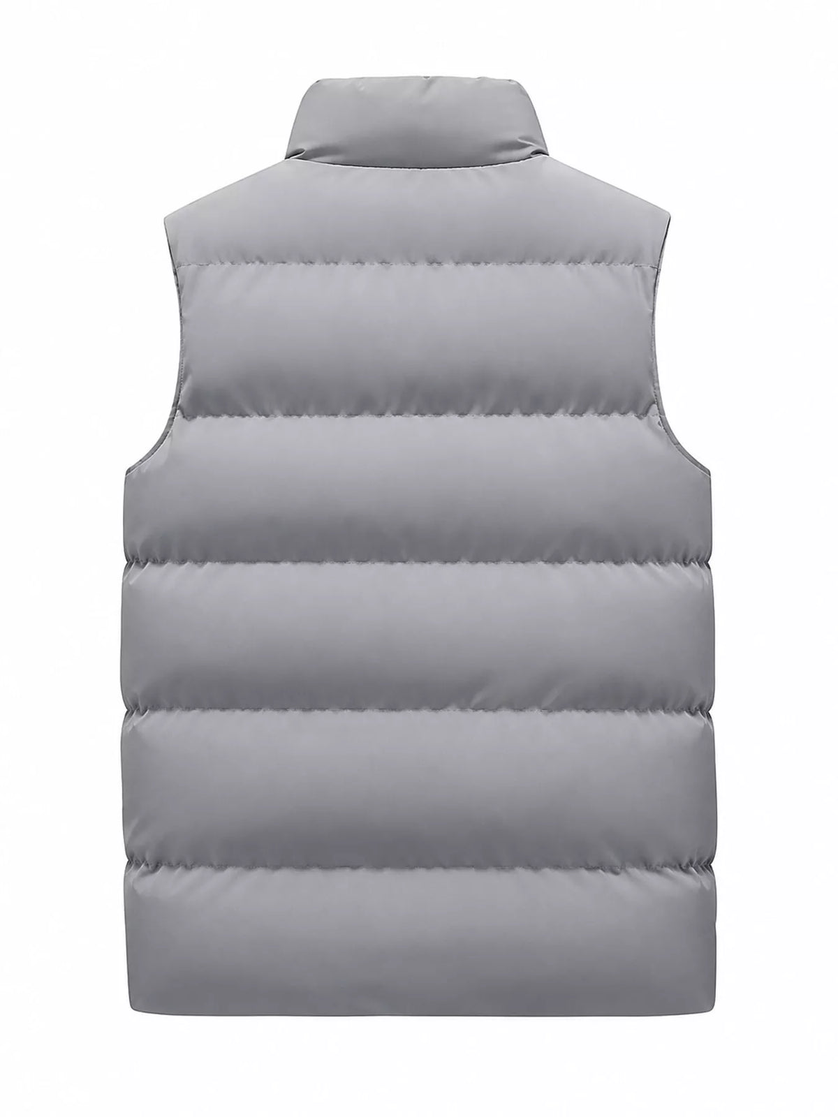 Men's zip-up puffer vest, view 7