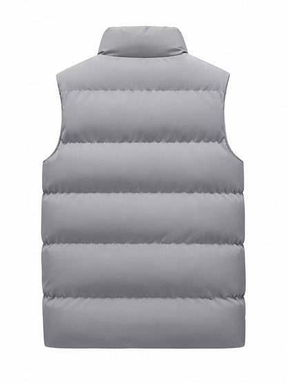 Men's lightweight puffer vest, view 7