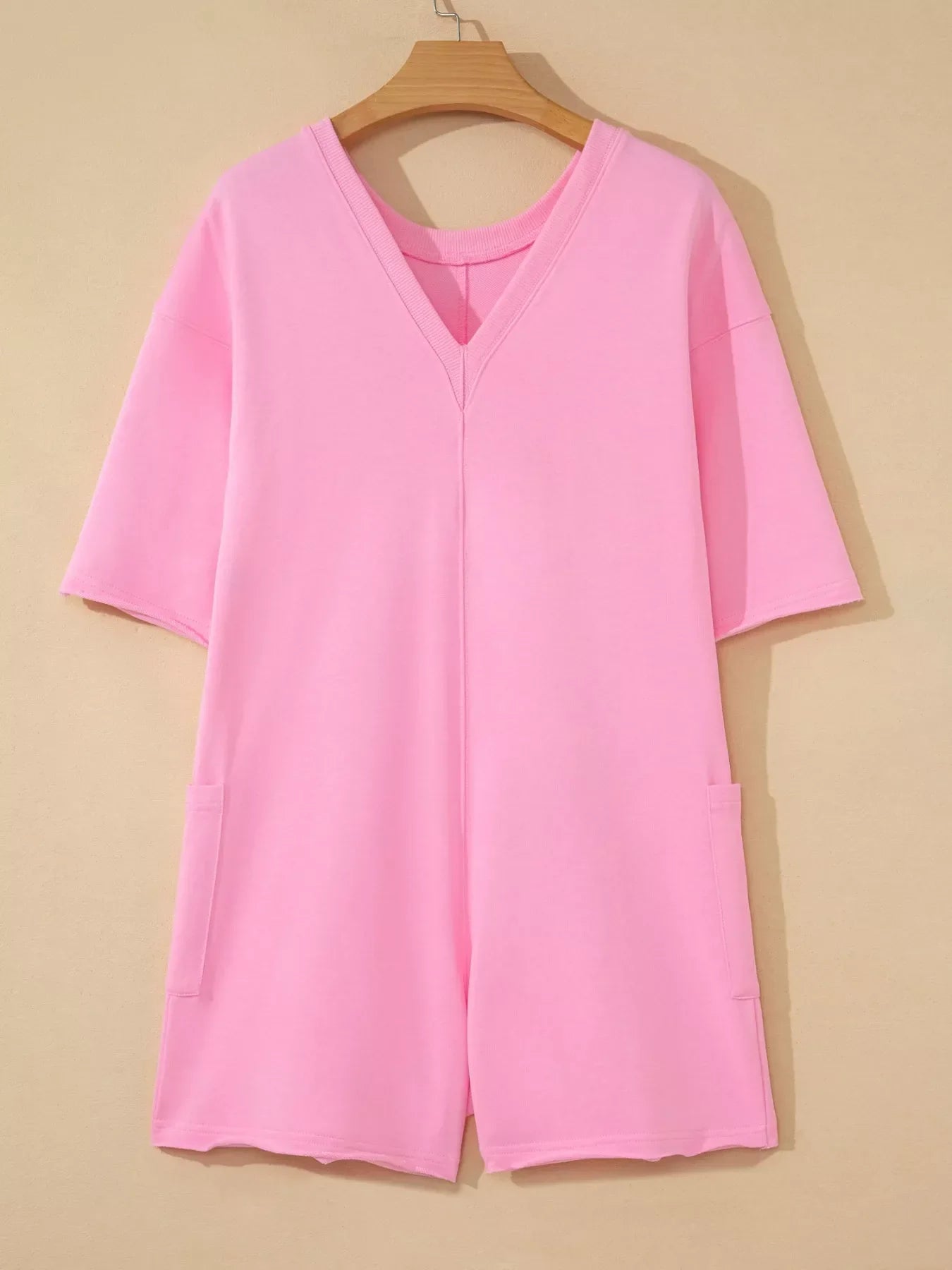 Casual Loose Half Sleeve Romper